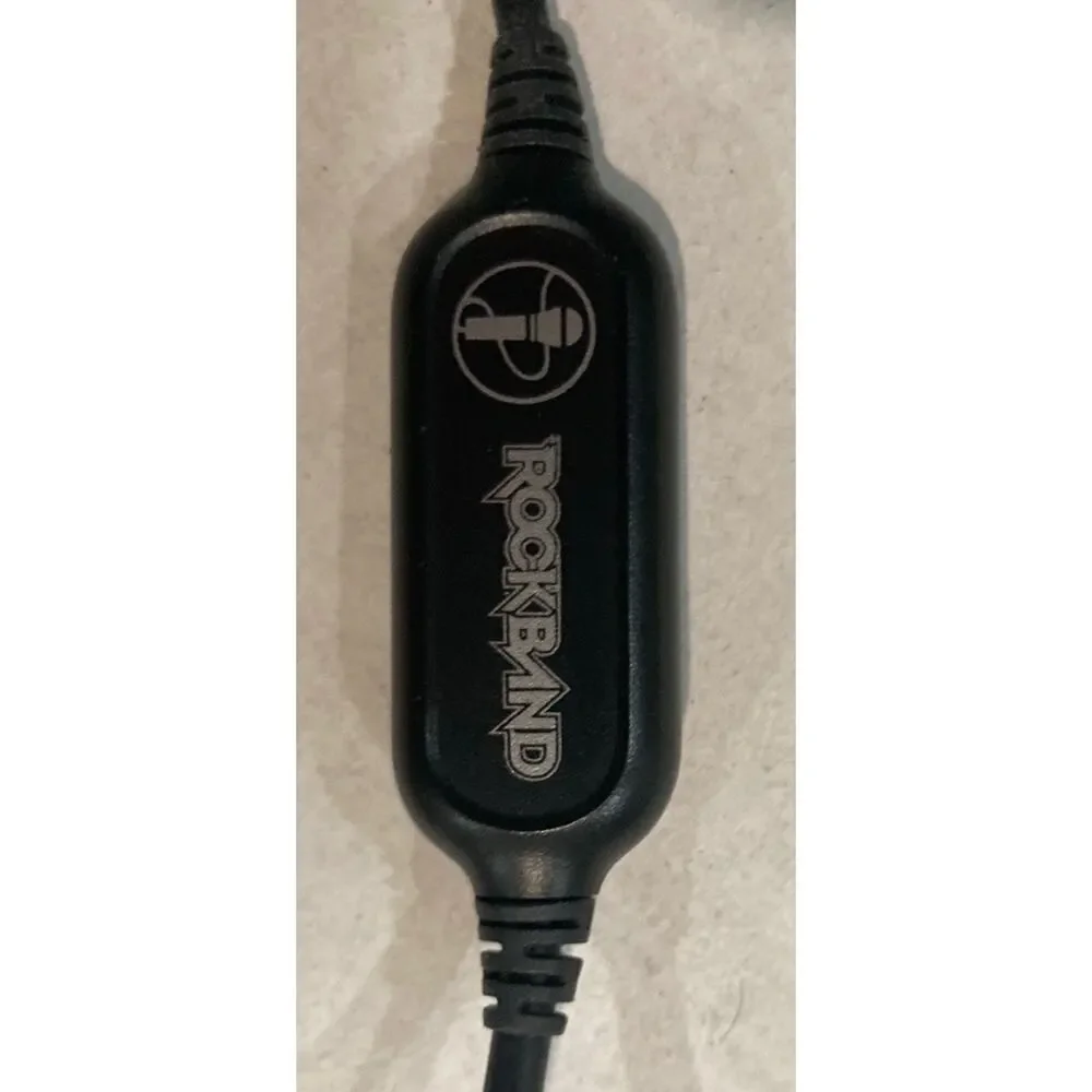 Rock Band USB Wired Microphone Logitech 891-000040 PS3 Xbox 360 Wii PC Tested